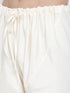 Men's White Cotton Silk Blend Churidar
